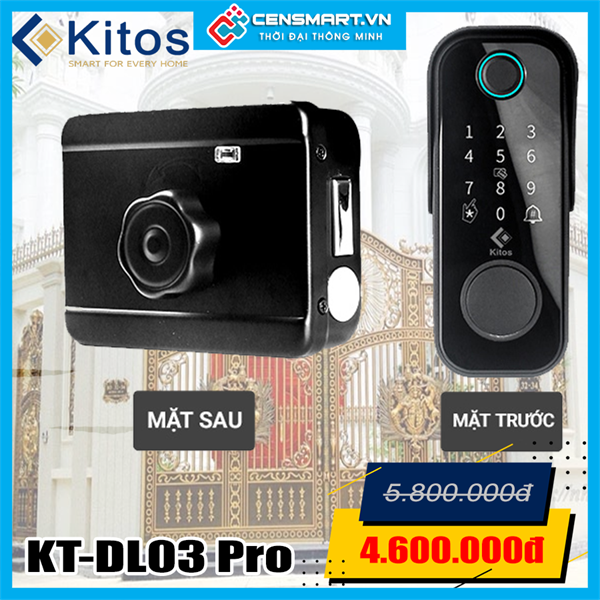 Khoá vân tay cửa cổng KITOS KT DL03 PRO